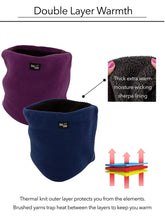 Thick Heat Trapping Thermal Neck Gaiter Set, 2 Pack